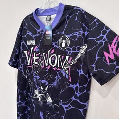 Marvel x Neff Venom Jersey Shirt Mens Medium NWT Graphic Black Purple Pink