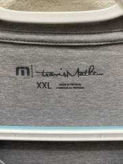 NEW Travis Mathew Men’s 2XL Heater Series Gray T-Shirt Long Sleeve NWT