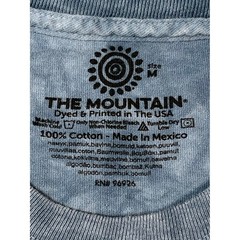 The Mountain Elephant T Shirt Blue Tie Dye Graphic Adult Medium festival EUC