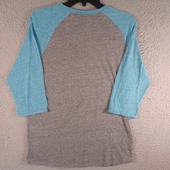 Multicolor Colorblock Shirt Size Medium Round Neck Stretch Comfortable Soft