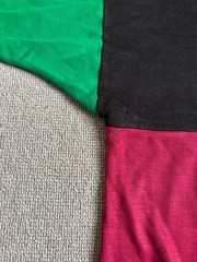 Vintage Heavyweight Rugby Shirt Harlequin Style Stitched Number Size 42” Chest
