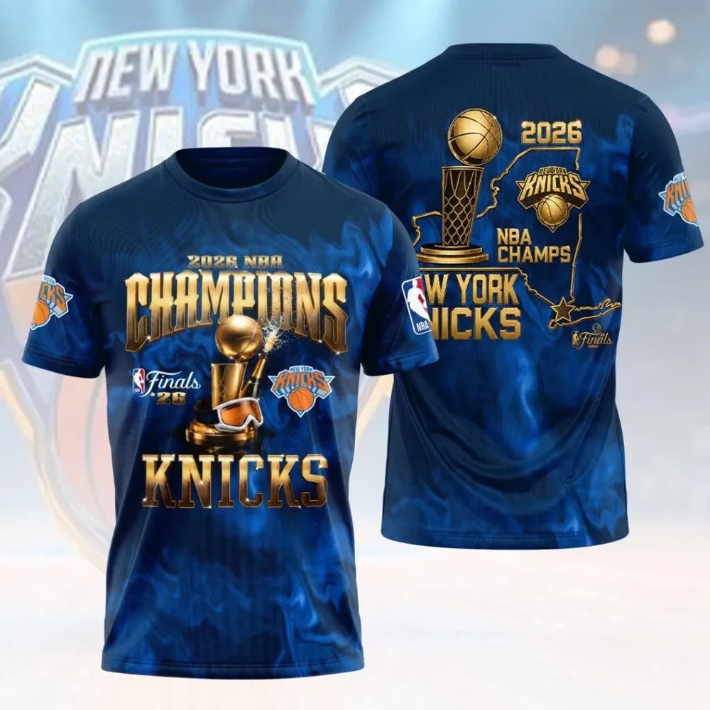 Knicks 2026 Finals Champions 3D Apparel