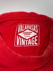 Valabasas Vintage Red Grow Your Mind Mushroom Graphic T-Shirt Size Large