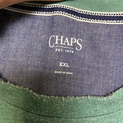 Chaps T-Shirt Mens 2XL Heather Green Embroidered Logo Everyday Wear Casual Tee