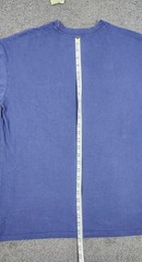 Men’s Short Sleeve T Shirt M Blue Cotton “Pocket” Crew Neck”2 Pack” Relaxed Fit