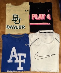 Lot Of 32 Mens Nike T-Shirts Mixed M L XL Light Wear NBA NFL NCAA Etc Athletic