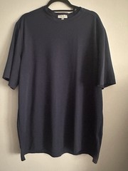 Peter Millar Mens Large Tall Navy Summer Comfort Short Sleeve T-Shirt Logo-Free