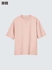 UNIQLO U AIRism Cotton Oversized Crew Neck Half-Sleeve T-Shirt XXS-3XL US/EUsize