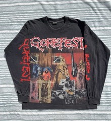 Vintage 1992 Gorefest False Death Metal Band Tour Longsleeve Rare Size XL