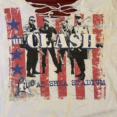 The Clash Live at Shea Stadium T Shirt 2000s Size Medium White Personalized