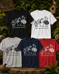 Flight was Not an Option Graphic Sarcastic Quote Men’s T-Shirt