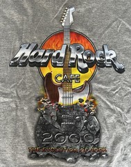 Vintage Hard Rock Cafe San Diego Evolution of Rock Shirt Mens XL Gray Deadstock