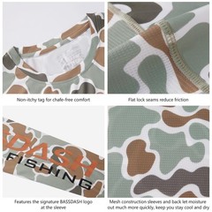 Men’s Camo Fishing Shirts UPF 50+ Long Sleeve Quick Dry Lightweight T-Shirts …