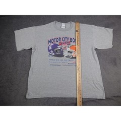 Gildan 2003 Motor City Bowl VII T-Shirt Mens XL Northwestern vs Bowling Green