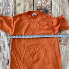 LOT OF 4 VTG 90s United Sports Activewear Tshirt Small 34-36 Orange USA Blank