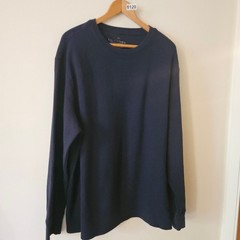 3 Waffle Knit Long Sleeve Thermal Crewneck Shirts