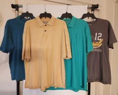 Lot of 4 items-Mens Shirts, Vari brands & SZ, Croft&Barrow, Universal Studios,