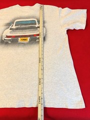 Vintage 90’s Porsche Turbo Double Sided Car T-Shirt Size XL Single Stitch