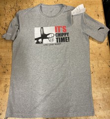 SCOLA ANTA BASKETBALL ITS CHIPPY TIME SHIRT gray 6XL ASIAN size 3XL USA NBA