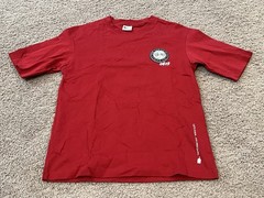 GU Japan Uniqlo Tokyo Revengers Red Manjiro Gang Cotton Shirt Size Small