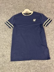 Siksilk Shirt Mens Medium Tee Tournament Blue T Shirt Navy Sik Silk A8