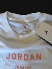 Jordan Quality Classics Jumpman Since 1984 Graphic Logo White Crewneck T-Shirt M