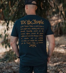 Howitzer Style Men’s T-Shirt WE WILL DEFEND Military Grunt MFG S-5XL