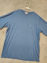 Peter Millar Shirt Mens Extra Large Seaside Blue Comfort Cotton Modal Blend READ