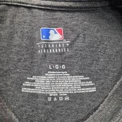 Los Angeles Dodgers MLB Genuine Merchandise T-Shirt Mens Large Gray Graphic Tee