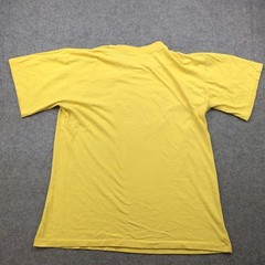 Vintage Carnival Shirt Mens 2XL Yellow Fun Ships Lighthouse Fish Graphic 90s Tee