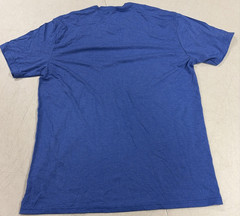 District Perfect Tri DTG Crew-Neck Adult T-Shirt Short Sleeve Blue Size L New