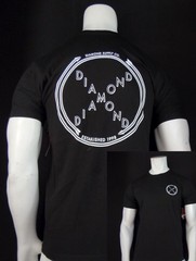 New Diamond Supply Co. Crossed Black Mens Classic Size MEDIUM T Shirt RDAM-127