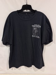 When Life Knocks You Down, Calmly Get Back Up Smile and Politely Say T-Shirt XL