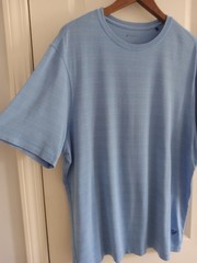 Cremieux Men’s Size L Short Sleeve T-Shirt Crewneck Light Blue