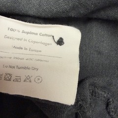Son of a Tailor Henley Shirt Mens Small Black Supima Cotton Knit Tee Copenhagen
