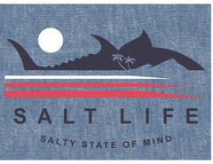 Salt Life TriBlend S/S Tee Navy Tuna Swim Adult L Live Salty SALTLIFE NWT New