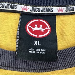 Vintage JNCO Jeans Urban Nomiks T-Shirt Mens XL Paint Splatter Thrashed USA Made