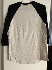 KR3W Grim Reaper Raglan T-Shirt Men’s Medium Black White 3/4 Sleeve Skate Punk