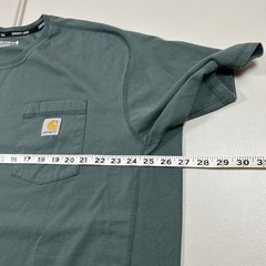 Carhartt Force Green Pocket T Shirt Size 2XL Relaxed Fit Work Wear Short Sleeve