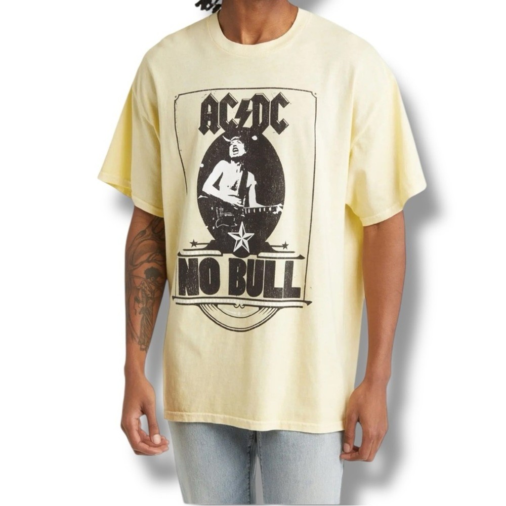 AC/DC No Bull 2023 graphic merch t-shirt NEW Size Medium