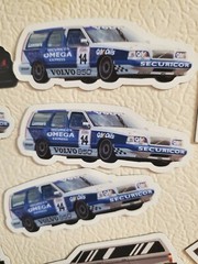 Rare VOLVO “TURBO BRICK” 240 245 STICKERS VARIETY PACK SAAB DELOREAN