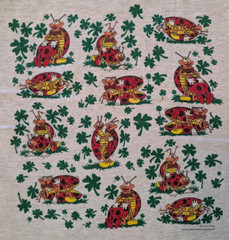 Vintage 1993 Risque Funny Ladybug Positions Four Leaf Clovers Shirt Coast Trends