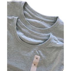 M&S Regular Fit Pure Cotton Crew Neck T-Shirt ~ REGULAR LENGTH ~ 2 PACK ~ Size S
