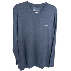 Columbia Sportswear Solid Tri-Blend T-Shirt – Long Sleeve Collegiate Navy SZ L