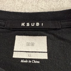 Ksubi Rolls Biggie T-Shirt Jet Black Streetwear S/S Double Sided EUC