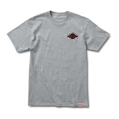 Ace Trucks ROUND POCKET LOGO Skateboard T Shirt ATHLETIC HEATHER
