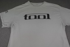 Tool 2009 Tour Shirt Mens Large White Los Angeles CA Wrench Opiate Double Sided