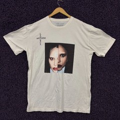 Lady Gaga Mayhem Album Split Face Photo Synth-Pop T-Shirt XL