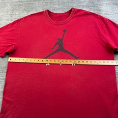 Jordan Shirt Mens 3XL XXXL Red Big Logo Air Tee Cotton Jumpman