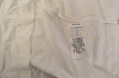 NWT Quince Mens Cotton Modal Long Sleeve Henley White Tee Size Medium